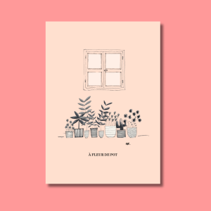 fleurdepot illustration idée cadeau décoration original fantaisie création française unique