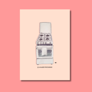 gaze illustration idée cadeau décoration original fantaisie création française unique