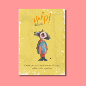 help illustration idée cadeau décoration original fantaisie création française unique