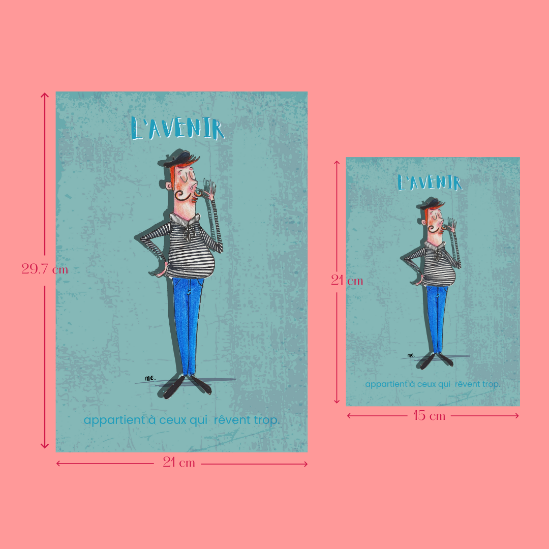 lavenir2 illustration idée cadeau décoration original fantaisie création française unique lavenir2 illustration idée cadeau décoration original fantaisie création française unique