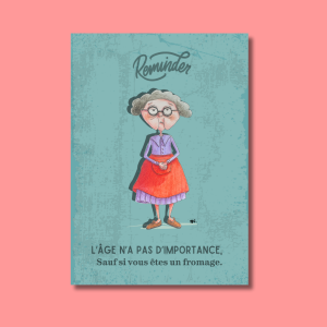 reminder illustration idée cadeau décoration original fantaisie création française unique