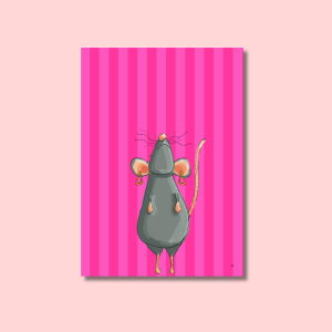 rats vie rétro affiche fantaisie joie offrir illustration idée cadeau décoration original fantaisie création française unique4