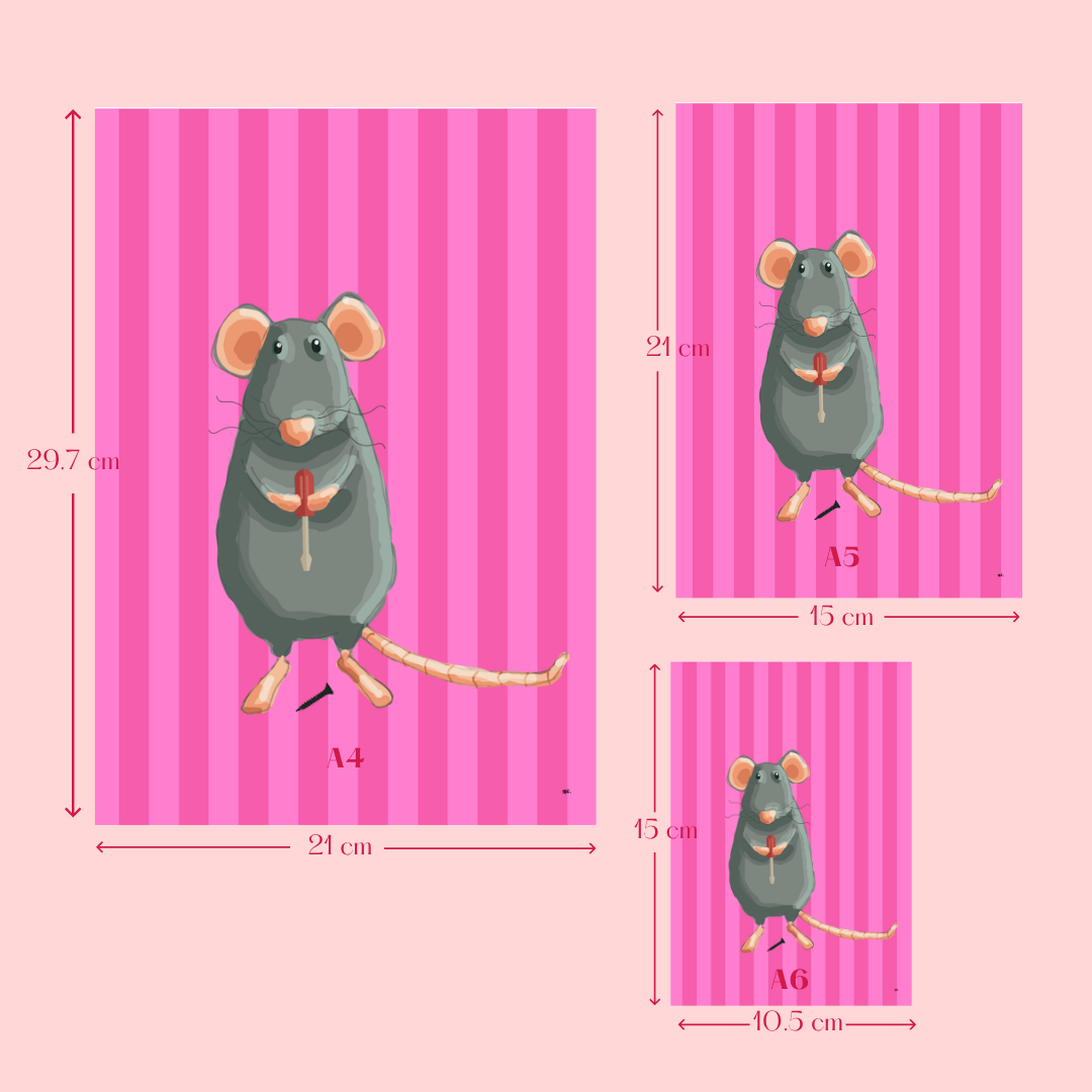 rats vie rétro affiche fantaisie joie offrir illustration idée cadeau décoration original fantaisie création française unique7 rats vie rétro affiche fantaisie joie offrir illustration idée cadeau décoration original fantaisie création française unique7